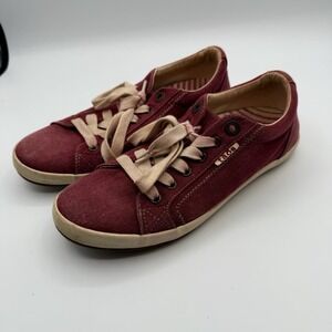 Taos Star Casual Sneakers Comfort Shoes Womens Size 8 STA-12844 Burgundy Lace Up